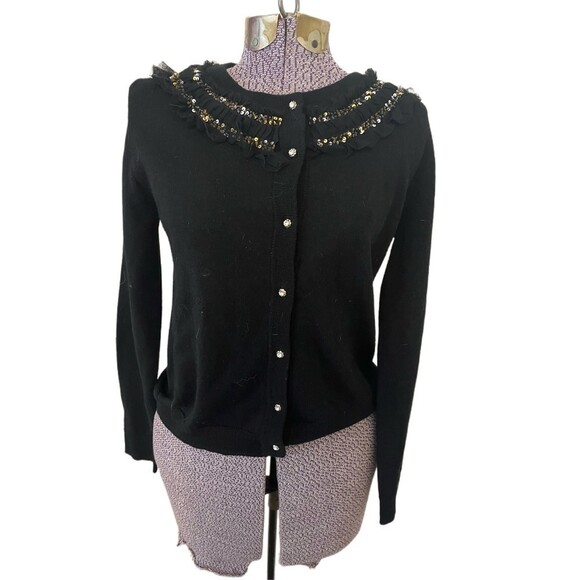 An original Milly of New York black sweater in size Large - Picture 1 of 7